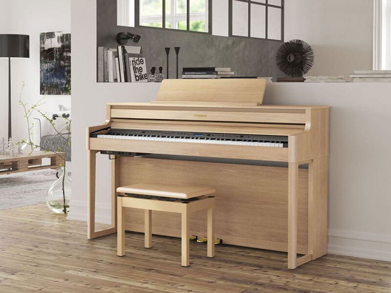 Đàn piano điện có thiết kế nhỏ gọn, tối giản
